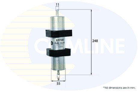 - Фільтр палива (аналогWF8412/KL596) COMLINE EFF207