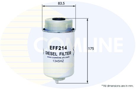 - Фільтр палива (аналогWF8339/KC204) COMLINE EFF214