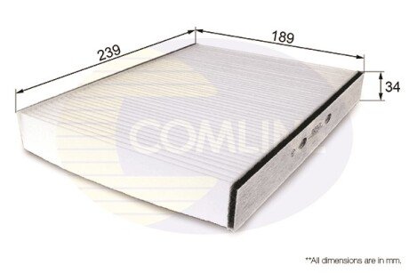 - Фільтр салону (аналогWP9110/LA169) COMLINE EKF121