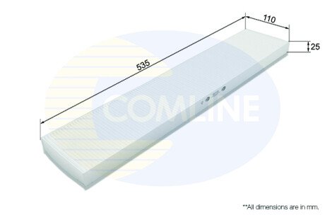 - Фільтр салону (аналогWP6848/LA226) COMLINE EKF131