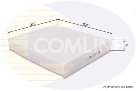 - Фільтр салону (аналогWP9142) COMLINE EKF193