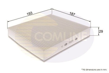 Фільтр салону COMLINE EKF382 (фото 1)