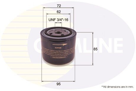 - Фільтр оливи (аналогWL7124/OC204) COMLINE EOF028