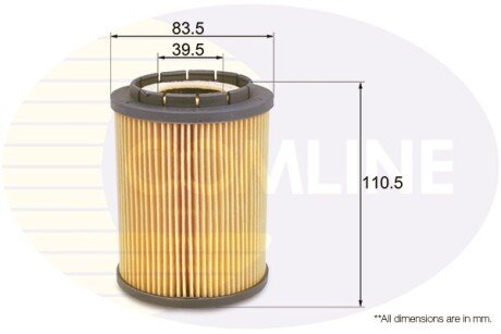 - Фільтр оливи (аналогWL7007/OX160D) COMLINE EOF043