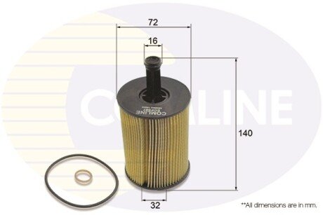 - Фільтр оливи (аналогWL7296/OX188D) COMLINE EOF087