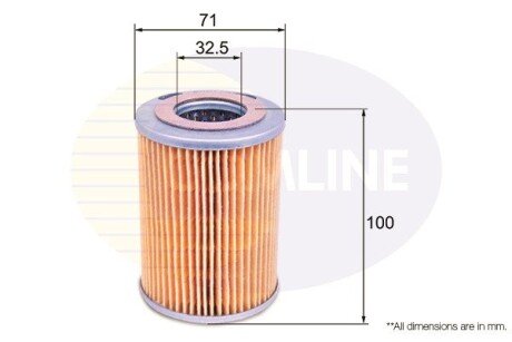 Фільтр оливи COMLINE EOF118