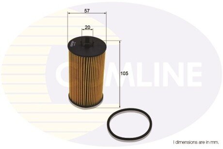 - Фільтр оливи (аналогWL7422) COMLINE EOF201