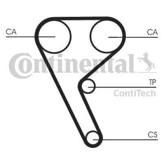 Ремiнь ГРМ CONTINENTAL Contitech CT1157