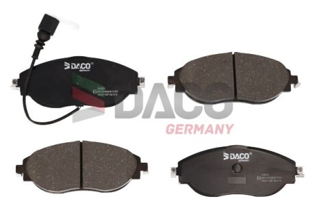 Гальмiвнi колодки AUD Daco DACO Germany 320223