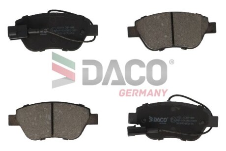 Гальмівні колодки Citroen Nemo Peugeot Bipper передні Daco DACO Germany 320511