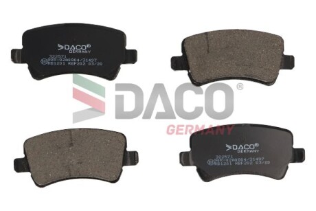 Колодки гальмівні Daco DACO Germany 322571