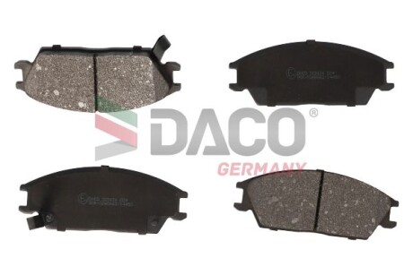 Колодки гальмівні перед. HYUNDAI GETZ (TB) 09/02-, ACCENT (LC) 01/00- (Mendo) Daco DACO Germany 323424