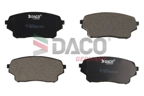 Гальмiвнi колодки SUZ Daco DACO Germany 323702