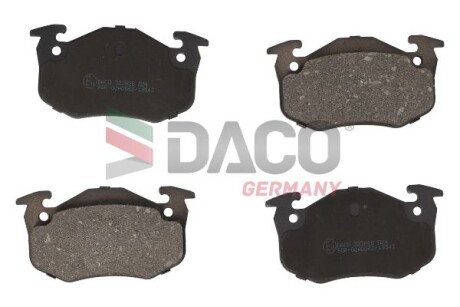 Колодки гальмівні задні citroen - peugeot Daco DACO Germany 323928