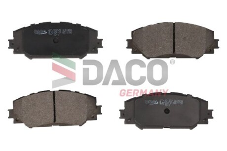 Колодки гальмівні TOYOTA RAV 4 06- 2,2 D-4D Daco DACO Germany 324577