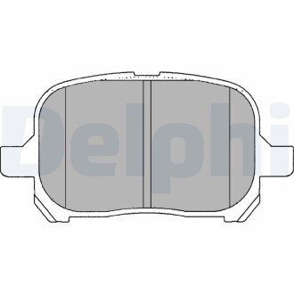 Гальмівні колодки, дискові Delphi LP1144 (фото 1)