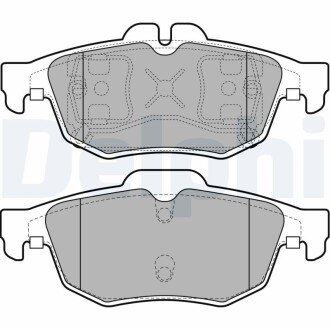 Гальмівні колодки, дискові Delphi LP2259