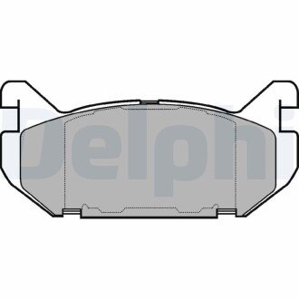 Гальмівні колодки, дискові Delphi LP802