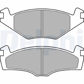 Гальмівні колодки, дискові Delphi LP979