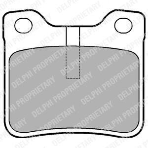 Гальмівні колодки, дискові Delphi LP991