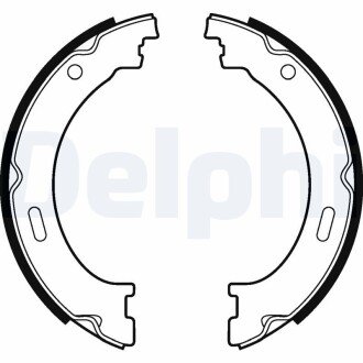 Гальмівні колодки, барабанні Delphi LS2041