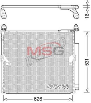 Конденсатор кондицiонера TOYOTA Land Cruiser "3,0-4,0 "09>> DENSO DCN50038