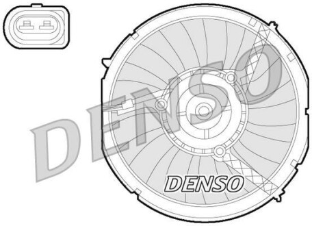 Вентилятор радіатора DS DENSO DER02003