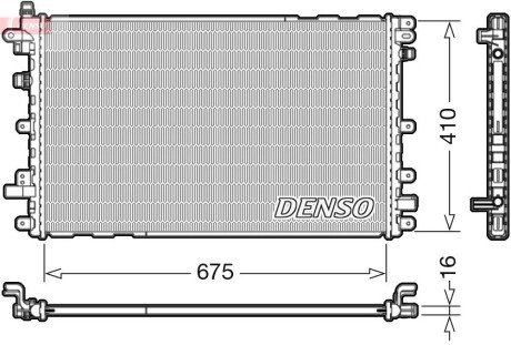 Радіатор охолоджування DENSO DRM20113