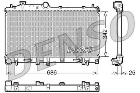 Конденсер DEN DENSO DRM36005