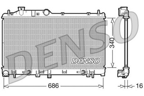 Конденсер DEN DENSO DRM36008