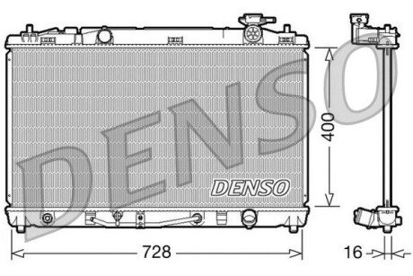 Конденсер DEN DENSO DRM50042