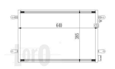 Радіатор кондиціонера A6 04-11 LORO DEPO 053-016-0026