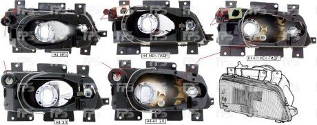 Фара передня DEPO FP 5535 R3-E