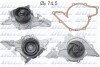 A_Помпа AUDI/SEAT/VW A6 Quattro/Leon/Bora "1,8-2,8 "97-06 DOLZ A195 (фото 1)