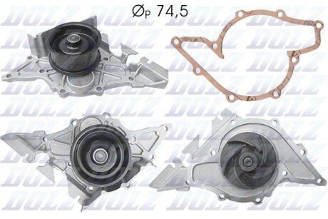 A_Помпа AUDI/SEAT/VW A6 Quattro/Leon/Bora "1,8-2,8 "97-06 DOLZ A195