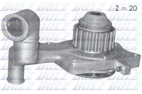 Помпа FORD Escort/Escort 55/Escort-Express 55/Fiesta/Orion "1,3-1,6 "80-96 ="" DOLZ F107