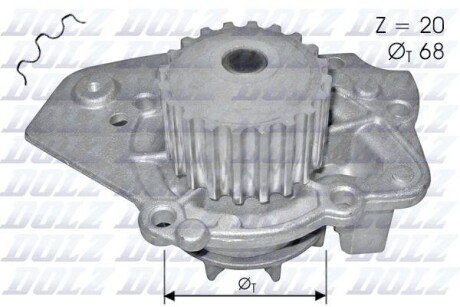 Водяний насос DOLZ N206