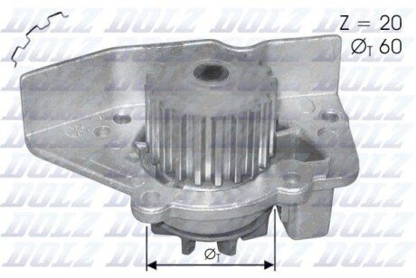 Помпа водяна DLZ DOLZ N406