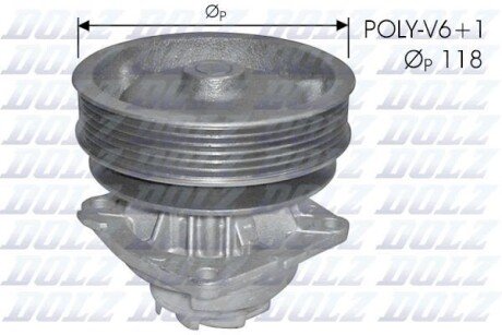 Помпа водяна DLZ DOLZ S224