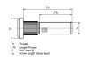 Болт для кріплення колеса DIESEL TECHNIC DT 117139 (фото 1)