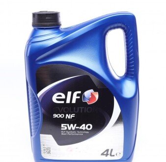 Олива моторна Evolution 900 NF 5W40 (4 Liter) ELF 216650