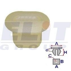 Зажим бампера KHR ELIT C60104