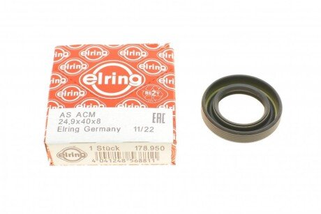 Сальник гумометалевий EL ELRING 178.950