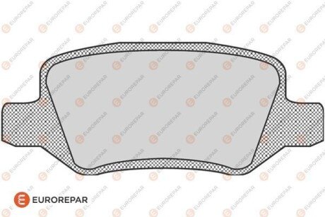 Колодки гальмівні дискові (комплект 4 шт) ERP EUROREPAR 1617264380