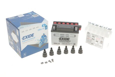 Стартерна батарея (акумулятор) EXIDE EB4L-B