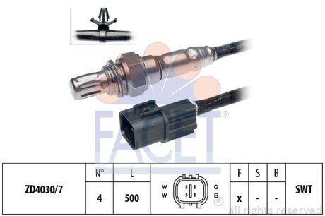 Лямбда-зонд 10.7658 FACET 107658