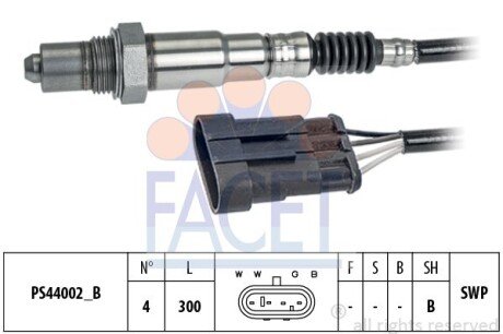 Лямбда-зонд Doblo/Combo 05- 1.2-1.4i 10.8203 FACET 108203