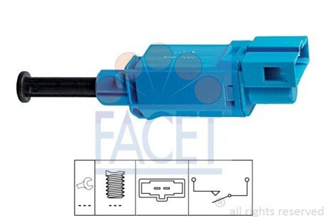 Вмикач сигналу стоп FA 7.1142 FACET 71142