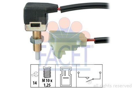 Вмикач сигналу стоп FA FACET 7.1297