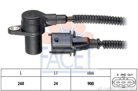 Датчик колінвалу 9.0494 FACET 90494